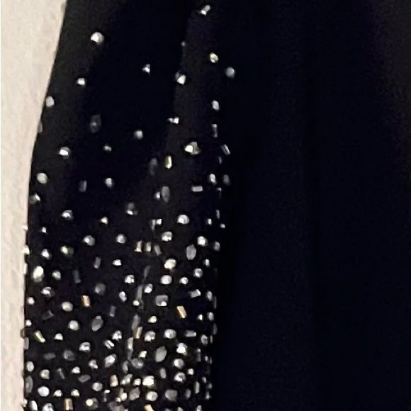 Calvin Klein Embellished Sleeves Women’s Dress. Size18, Black, NWOT - Picture 3 of 5